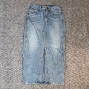 Madewell | Denim Cutout Maxi Skirt | Lightwash